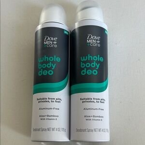 Dove Men+Care Whole Body Deodorant Spray - Black and White